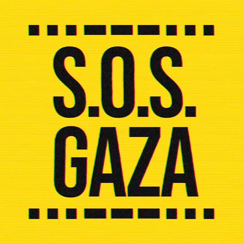 immagine per SOS Gaza logo
